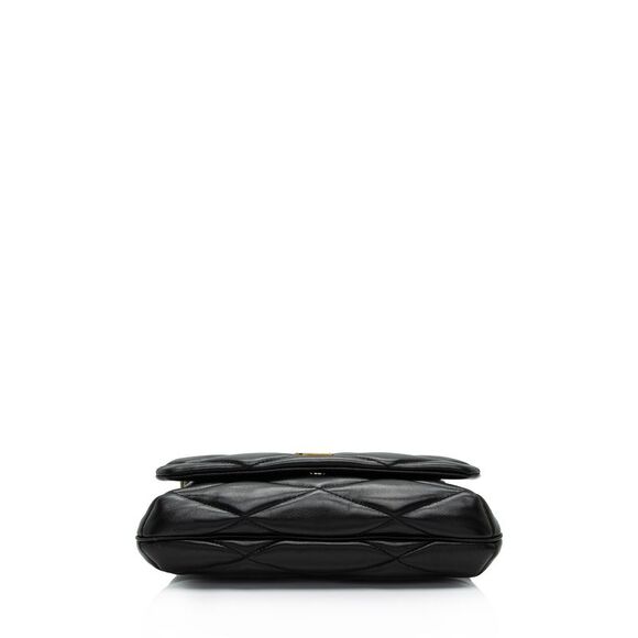 Saint Laurent Quilted Lambskin Monogram Le 57 Hobo - Picture 4 of 16